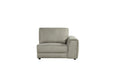 1-Zitsbank Tivoli PU-Leder Taupe Rechts-1-Zitsbanken-LABEL51