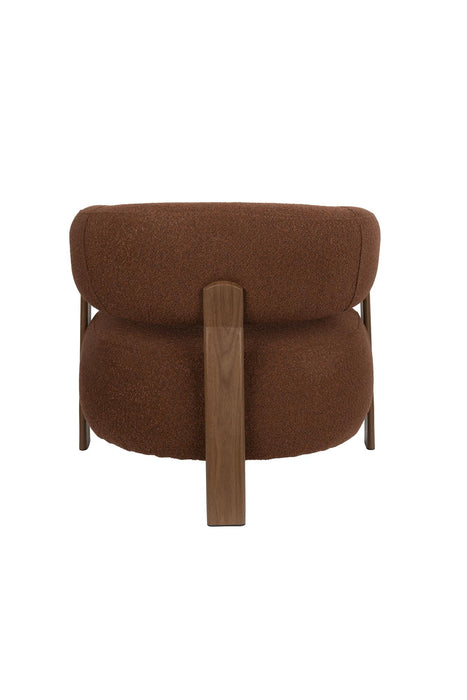 Fauteuil Robyn Polyester Rood 70.5x78 cm