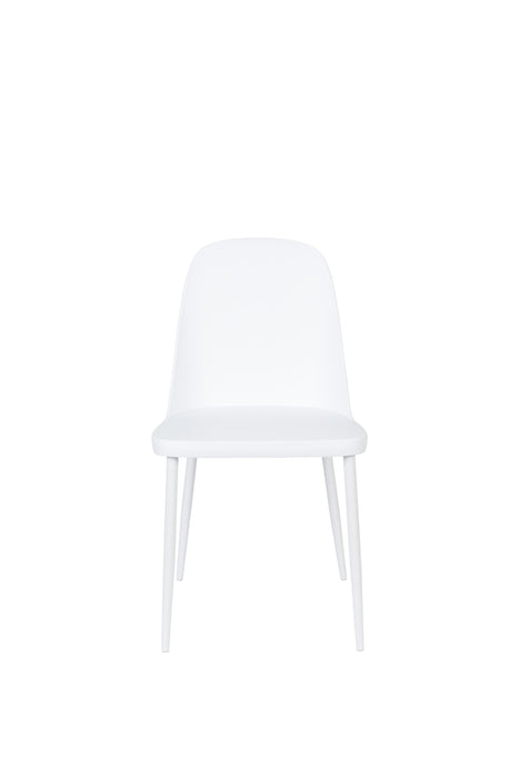 2de kans Stoel Pip All White kunstof 46x53.5x85 cm