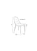 2de kans Stoel Pip All White kunstof 46x53.5x85 cm