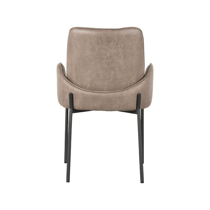 Label51 Eetkamerstoel Joni - Taupe - Micro Suede-Eetkamerstoelen-LABEL51