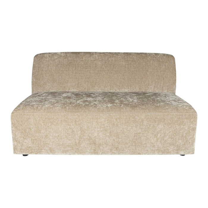 2-Zitsbanken 2-zitsbank Lujo Bank Crème Fiore Stof 2 Seater Element-2-Zitsbanken-PTMD