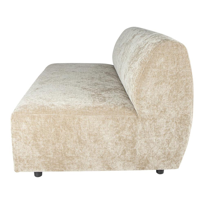 2-Zitsbanken 2-zitsbank Lujo Bank Crème Fiore Stof 2 Seater Element-2-Zitsbanken-PTMD