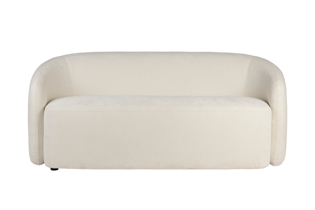2-Zitsbanken Sofa Len Polyester, Pine hout Wit 87x181 cm-2-Zitsbanken-Creating Home