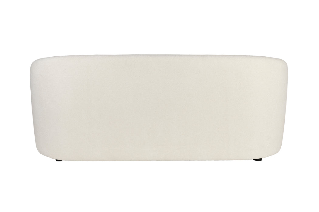 2-Zitsbanken Sofa Len Polyester, Pine hout Wit 87x181 cm-2-Zitsbanken-Creating Home