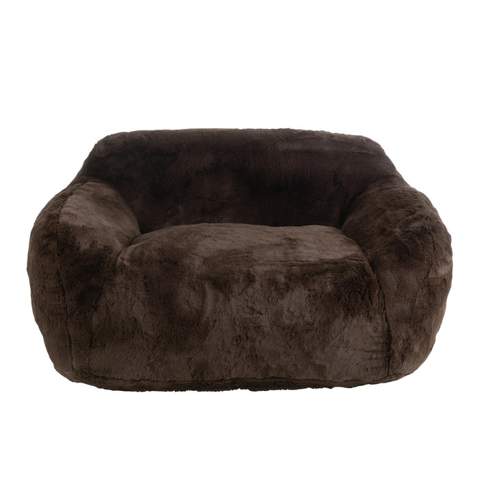 2.5-zitsbank Bruin Polyester L 110x152 cm-2-Zitsbanken-J-Line