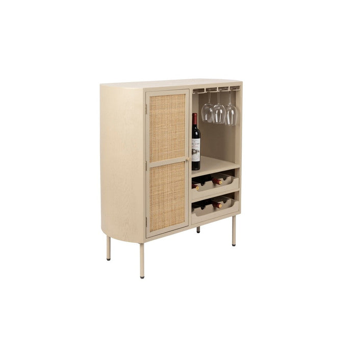 2de kans Amaya Wijnkast Laag 90x38x100 cm-Wijnkasten-Creating Home