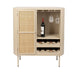 2de kans Amaya Wijnkast Laag 90x38x100 cm-Wijnkasten-Creating Home