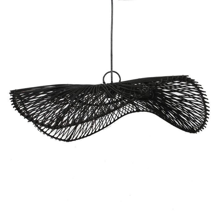 2de kans Bazar Bizar Chapeau hanglamp - zwart - L-Hanglampen-Bazar Bizar