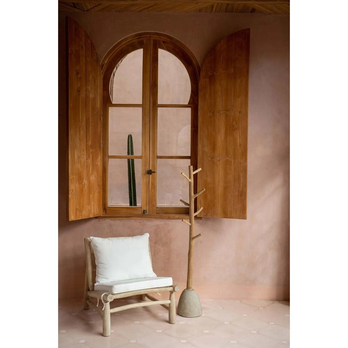 2de kans Bazar Bizar Island bankje - natuurlijk wit-1-Zitsbanken-Bazar Bizar