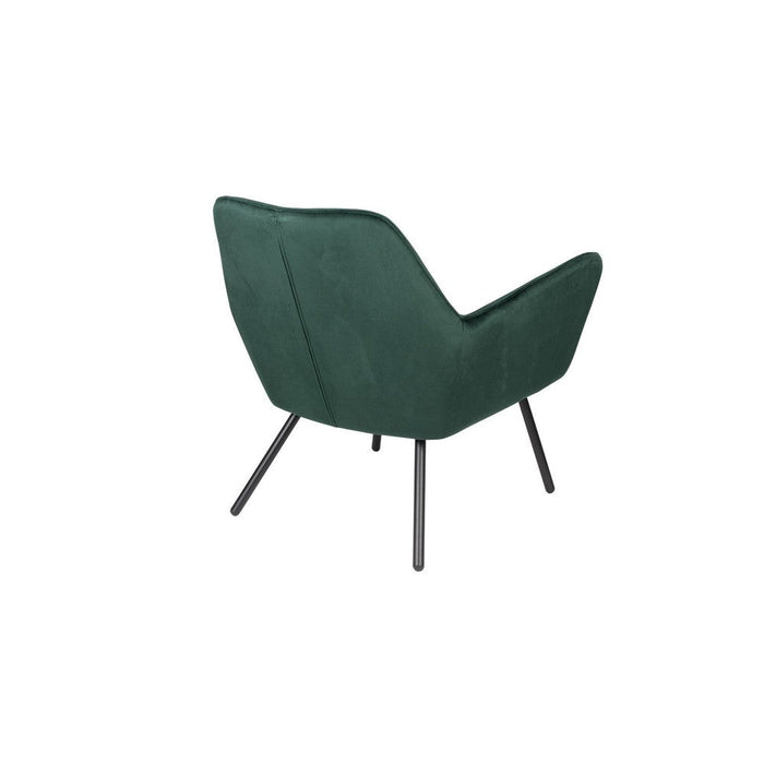 2de kans Bon Fauteuil Velvet Groen-Fauteuils-Creating Home