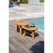 2de kans massief Teak Fusuma Salontafel - M - 60 cm-Salontafels-Bazar Bizar