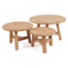 2de kans massief Teak Fusuma Salontafel - M - 60 cm-Salontafels-Bazar Bizar