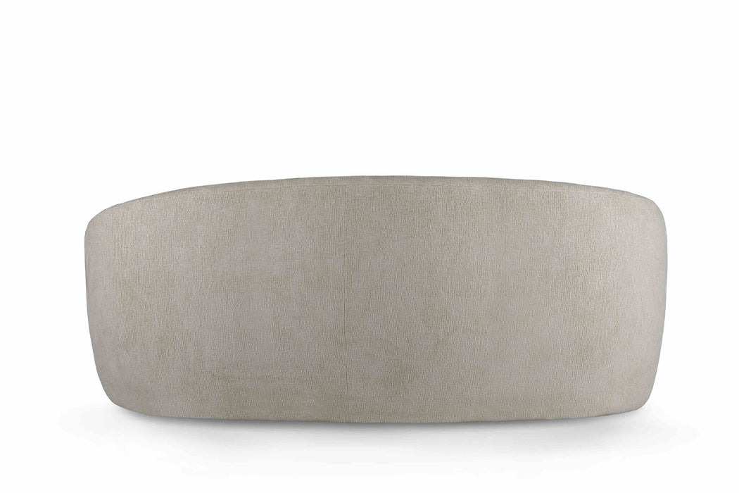 Lichtquellen Lampe Bohne Creme Nanci Stoff 3-Sitzer Sofa