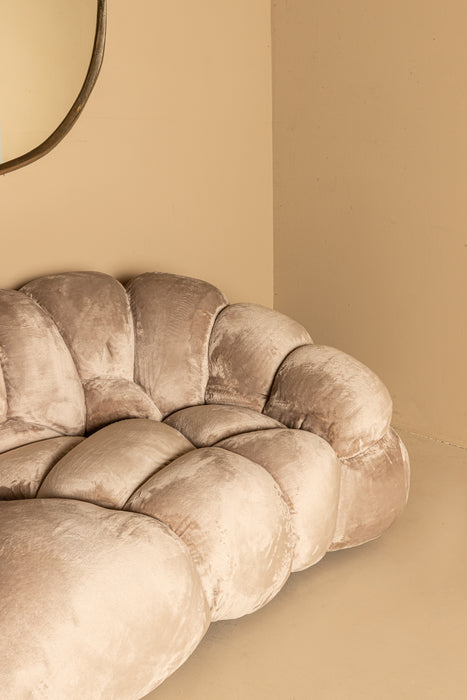 3-Sitzer Sofas 3-Sitzer Sofa Nubibus Beige - 114x253 cm Höhe 76 cm - 721552