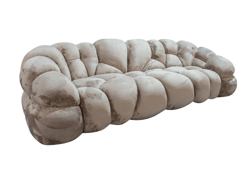 3-Sitzer Sofas 3-Sitzer Sofa Nubibus Beige - 114x253 cm Höhe 76 cm - 721552