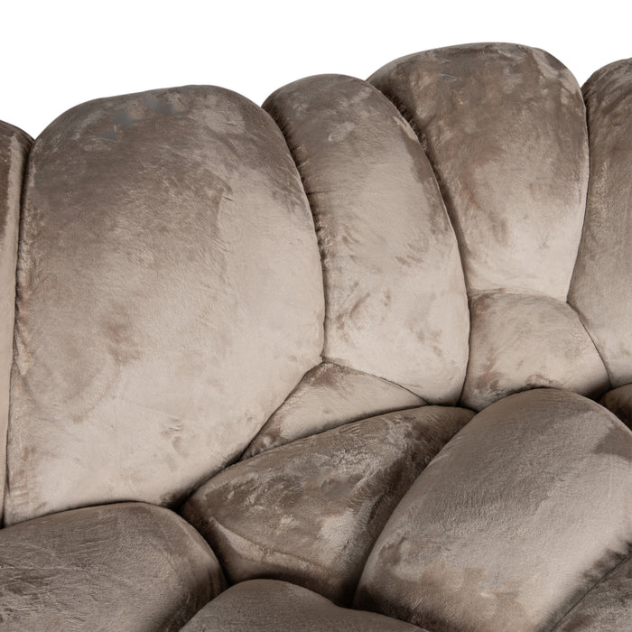 3-Sitzer Sofas 3-Sitzer Sofa Nubibus Beige - 114x253 cm Höhe 76 cm - 721552