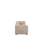3-zitsbank Beige Leer 88x241 cm-3-Zitsbanken-J-Line