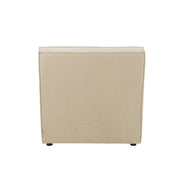 3-zitsbank Beige Populierenhout 97x83 cm-3-Zitsbanken-J-Line