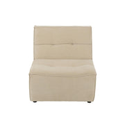 3-zitsbank Beige Populierenhout 97x83 cm-3-Zitsbanken-J-Line