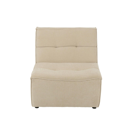 3-zitsbank Beige Populierenhout 97x83 cm-3-Zitsbanken-J-Line