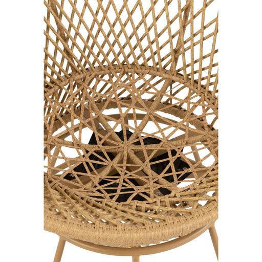 3-zitsbank Beige Riet 92 cm-3-Zitsbanken-J-Line