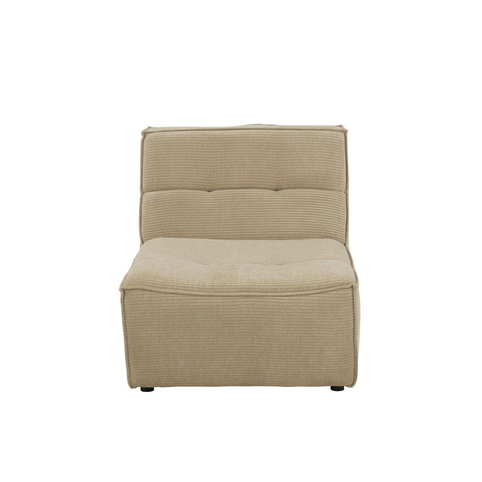 3-zitsbank Beige Schuim 97x83 cm-3-Zitsbanken-J-Line