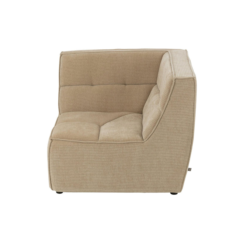 3-zitsbank Beige Schuim 98 cm 98x98x83 cm-3-Zitsbanken-J-Line