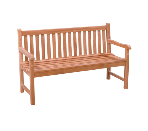 3-zitsbank Bison Teakhout Naturel hout 150x70 cm-3-Zitsbanken-Livingfurn