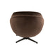 3-zitsbank Bruin Metaal 88 cm 88x83x84 cm-3-Zitsbanken-J-Line