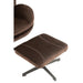 3-zitsbank Bruin Metaal 88 cm 88x83x84 cm-3-Zitsbanken-J-Line