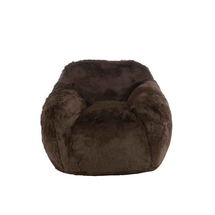 3-zitsbank Bruin Polyester S 98 cm 98x99x75 cm-3-Zitsbanken-J-Line