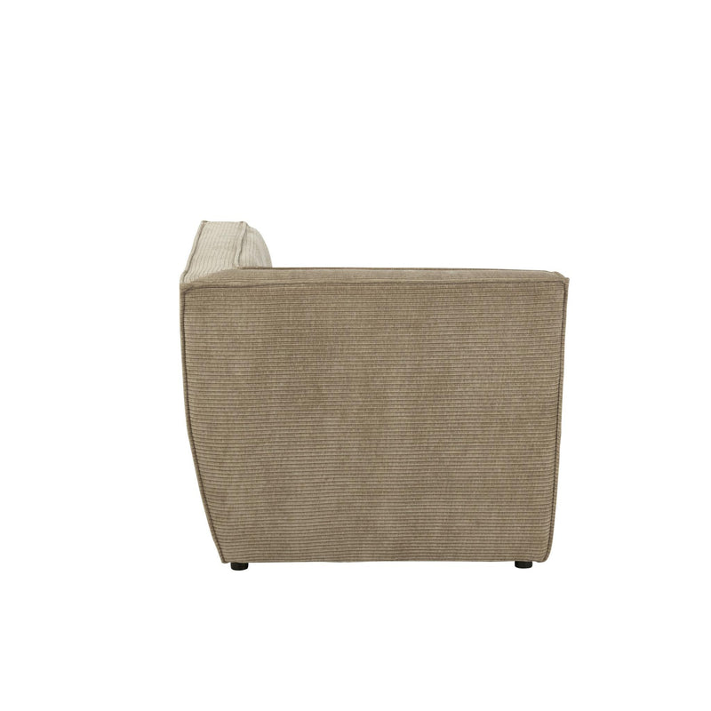 3-zitsbank Bruin Populierenhout 98 cm 98x98x83 cm-3-Zitsbanken-J-Line