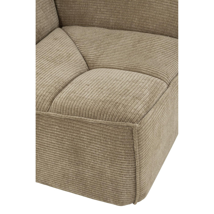 3-zitsbank Bruin Populierenhout 98 cm 98x98x83 cm-3-Zitsbanken-J-Line
