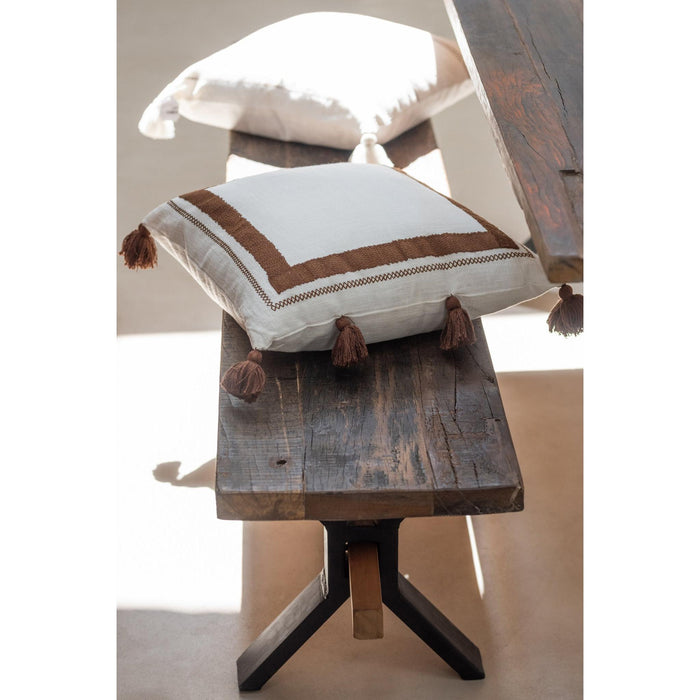 3-zitsbank Bruin Recycled hout 35x180 cm-3-Zitsbanken-J-Line