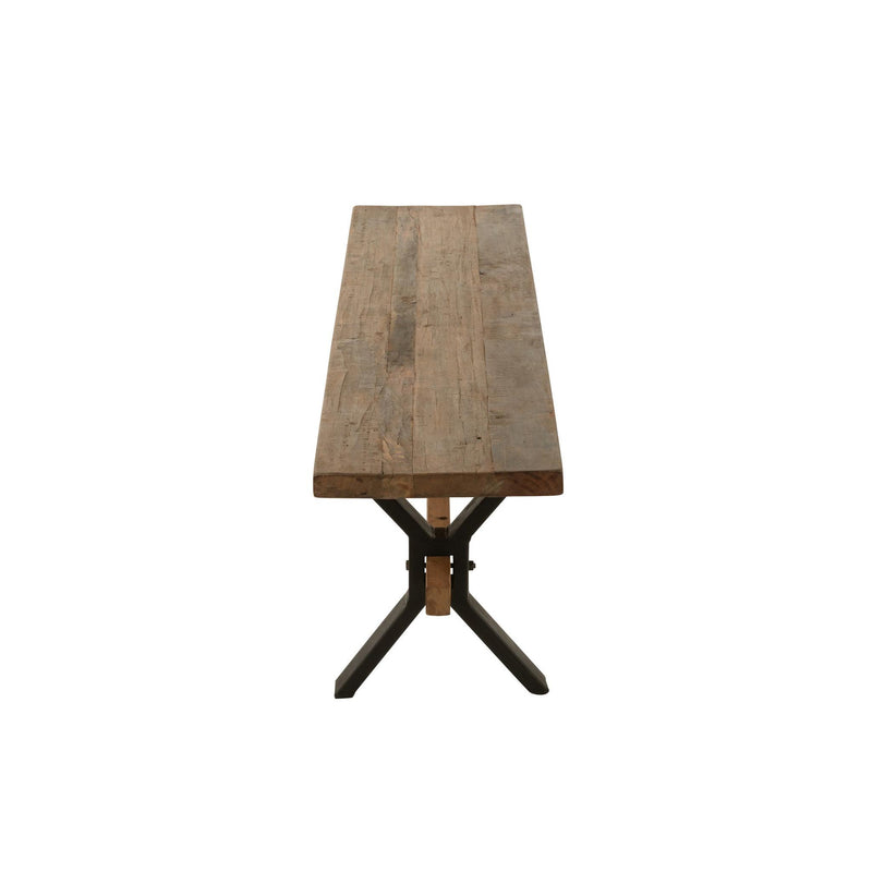 3-zitsbank Bruin Recycled hout 35x180 cm-3-Zitsbanken-J-Line