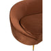 3-zitsbank Bruin Stof 85x180 cm-3-Zitsbanken-J-Line