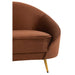 3-zitsbank Bruin Stof 85x180 cm-3-Zitsbanken-J-Line