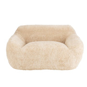 3-zitsbank Crème Polyester L 110x152 cm Crème/ivoor 46452-3-Zitsbanken-J-Line