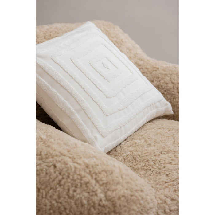 3-zitsbank Crème Polyester S 98 cm - Crème/ivoor-3-Zitsbanken-J-Line