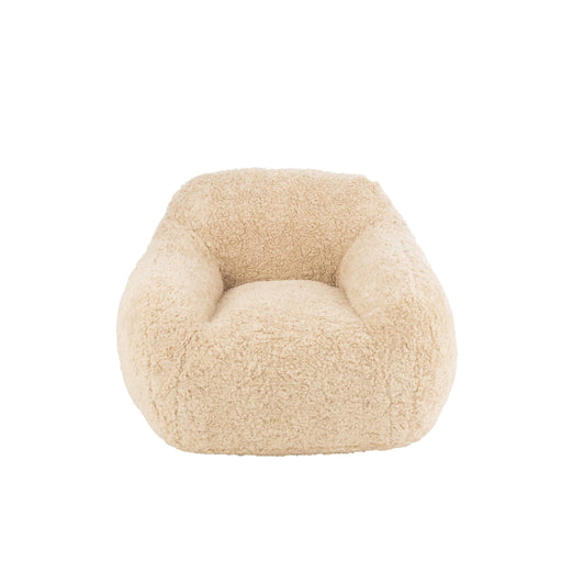 3-zitsbank Crème Polyester S 98 cm - Crème/ivoor-3-Zitsbanken-J-Line