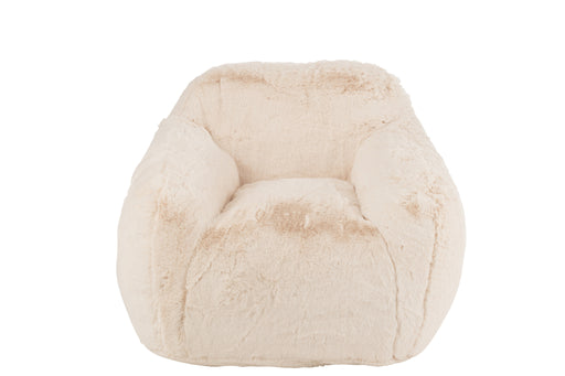 3-zitsbank Crème Polyester S 98 cm - Crème/ivoor - 46448-3-Zitsbanken-J-Line