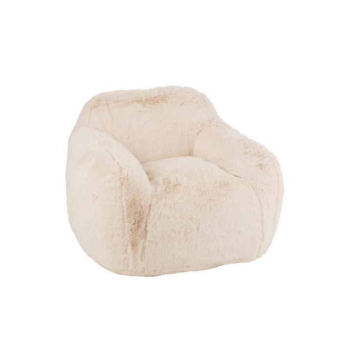3-zitsbank Crème Polyester S 98 cm - Crème/ivoor - 46448-3-Zitsbanken-J-Line