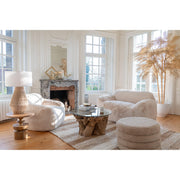 3-zitsbank Crème Polyester S 98 cm Crème/ivoor 98x99x75 cm 46448-3-Zitsbanken-J-Line