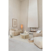 3-zitsbank Crème Polyester S 98 cm Crème/ivoor 98x99x75 cm 46451-3-Zitsbanken-J-Line