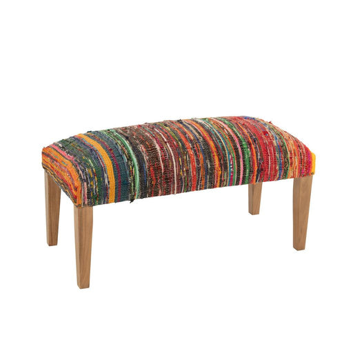 3-zitsbank Mix Acaciahout hout 40x90 cm-3-Zitsbanken-J-Line