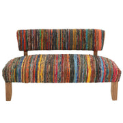 3-zitsbank Mix Acaciahout hout 65x120 cm-3-Zitsbanken-J-Line