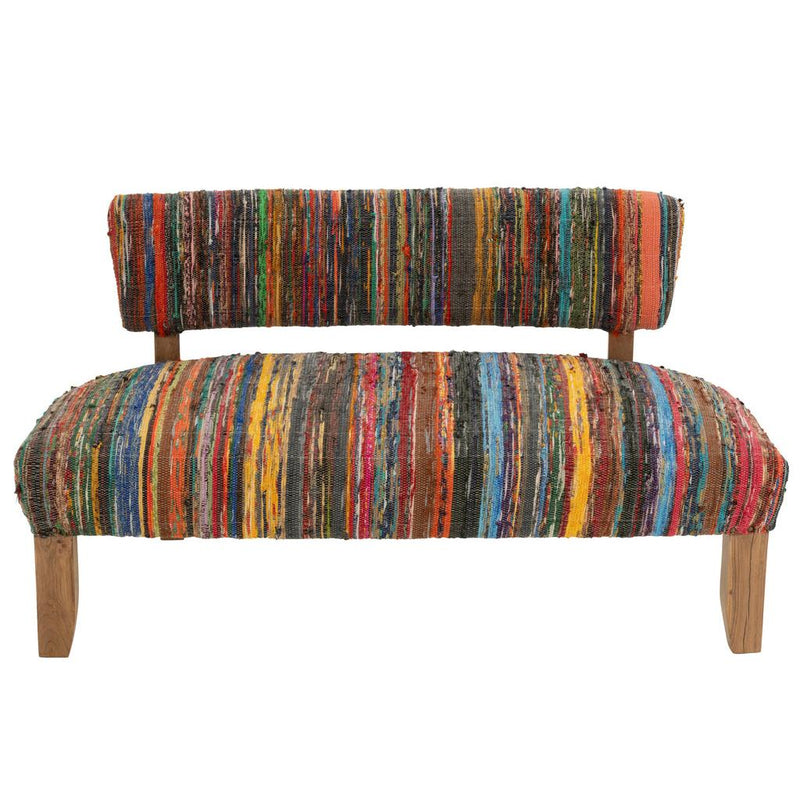 3-zitsbank Mix Acaciahout hout 65x120 cm-3-Zitsbanken-J-Line
