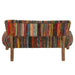 3-zitsbank Mix Acaciahout hout 65x120 cm-3-Zitsbanken-J-Line