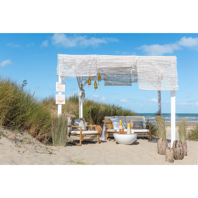 3-zitsbank Naturel Canvas 80x150 cm-3-Zitsbanken-J-Line